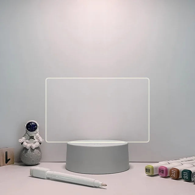 Night Light Changing Memo Board Creative Led Lamp Startek