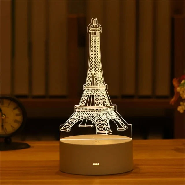 Romantic 3D Lamp Startek