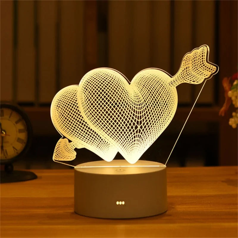 Romantic 3D Lamp Startek