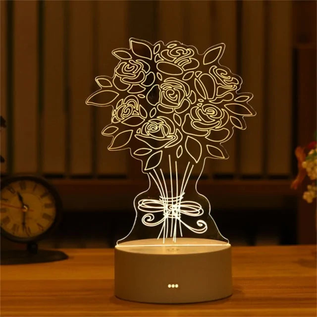 Romantic 3D Lamp Startek