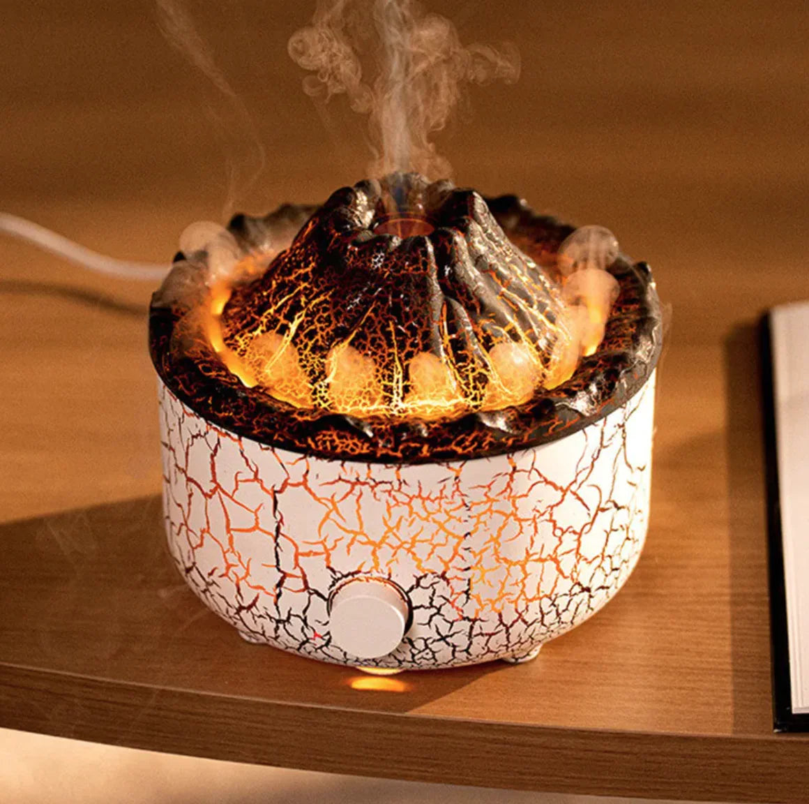 Volcano Flame Humidifier Diffuser Startek