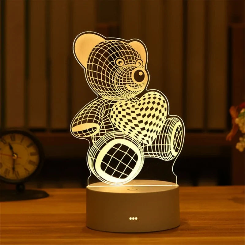 Romantic 3D Lamp Startek