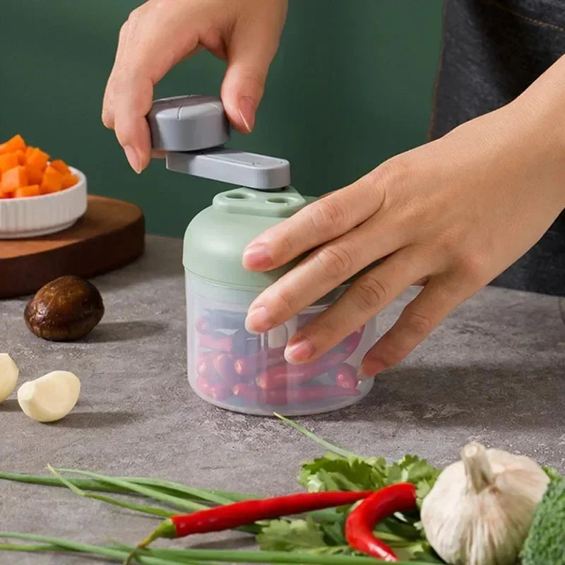 Compact Hand-Crank Food Chopper StorePilot