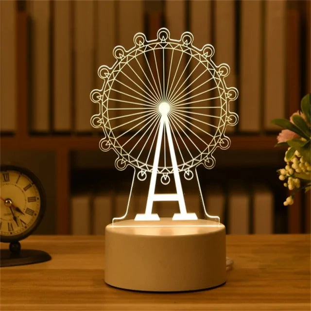 Romantic 3D Lamp Startek